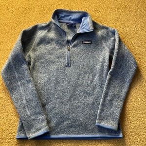Brand New Periwinkle Patagonia Quarter Zip